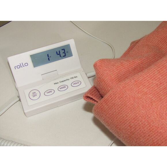 Pure Jill Peach Knit Dress sz M Drawstring Waist Cozy Lagenlook Staple Coastal - Picture 8 of 8